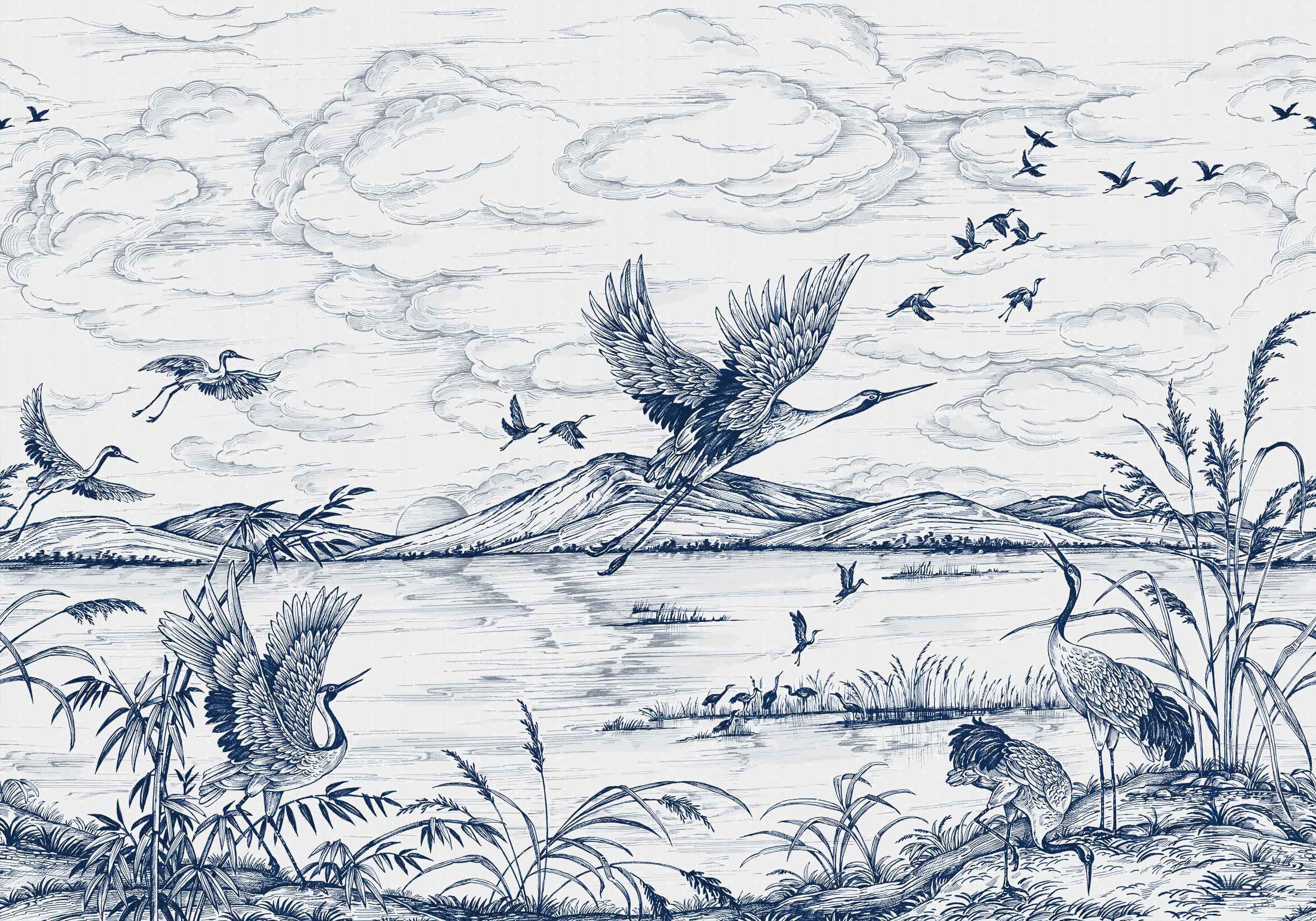 Heron’s Poetry, Sapphire, Coordonne